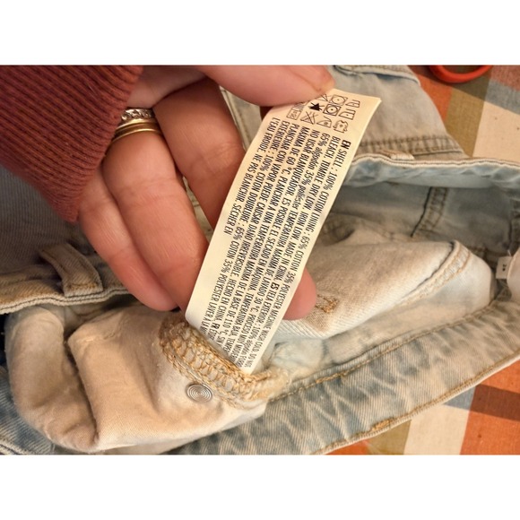 Anthropologie GREY LAB LOS ANGELES High Waist Wide Leg Jeans Light Wash Size 28 - Picture 10 of 11